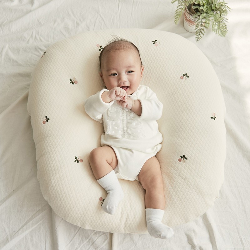 Gối chống trào ngược Rototo Bebe cao cấp Hàn Quốc thấm hút mồ hôi cho trẻ sơ sinh shop Nana's house ACC0957