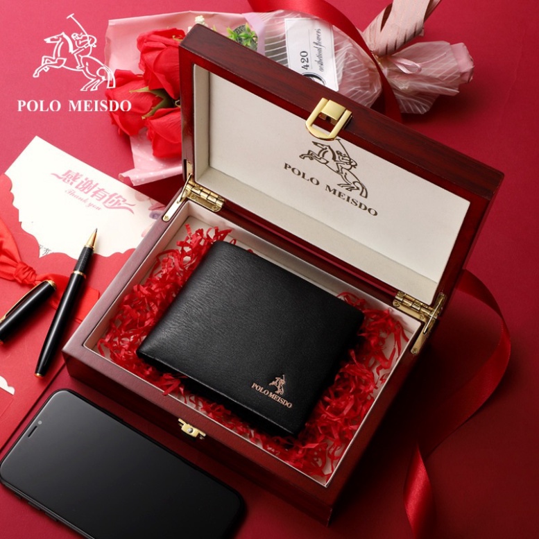 Set Ví Thắt Lưng Nam Combo Dây Lưng Nam Ví Da Nam Cao Cấp Hiệu POLO MEISDO Full Hộp Làm Quà Biếu Tặng Sinh Nhật -ND