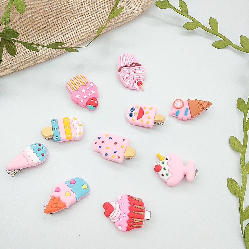 Set 5 kẹp tóc nhiều hình dễ thương KT01