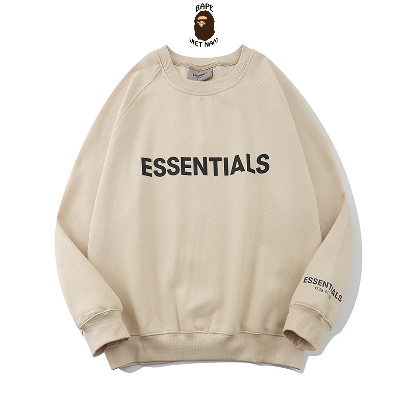 Áo Sweater Essentials FOG, Fear Of God Essentials Sweater SS2021 chất Cotton, 5 màu BapeVN