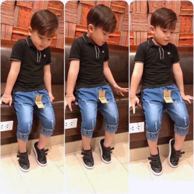 Quần Jeans bé trai