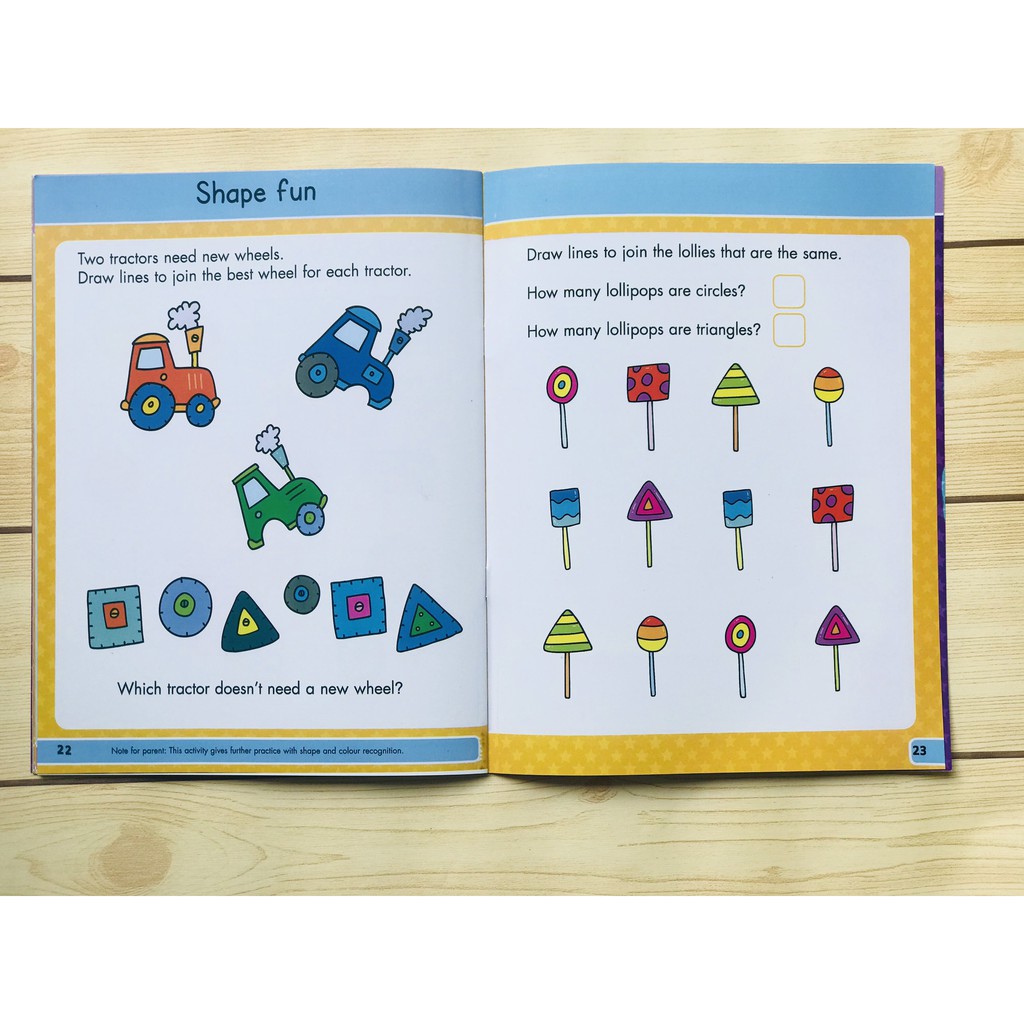 Sách: Gold Stars Wipe Clean Workbook: Maths - Bài Tập Toán cho trẻ - Phát Triển Tư Duy Cho Trẻ ( 3 - 5 tuổi )