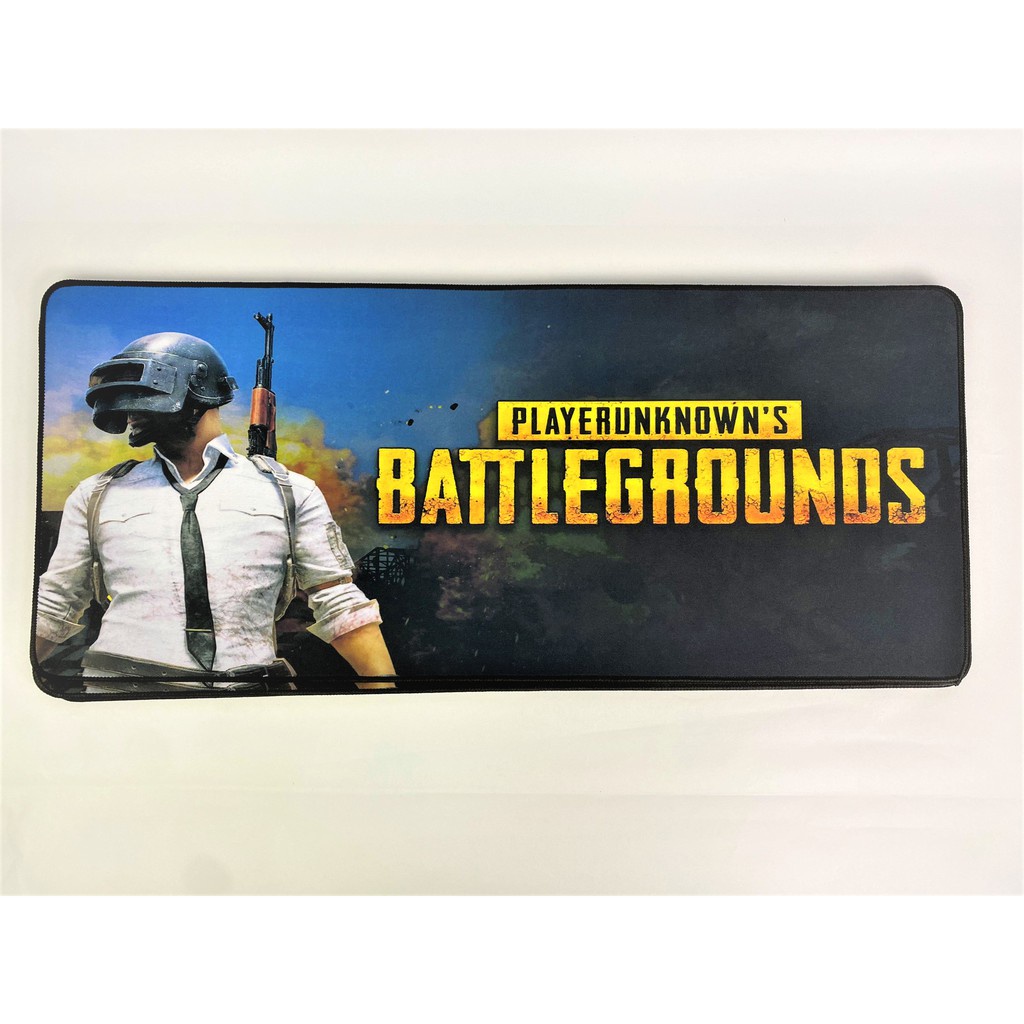 Miếng lót chuột máy tính cỡ lớn dài giá rẻ hình Pubg khổ 80x30cm dành pc gaming văn phòng laptop