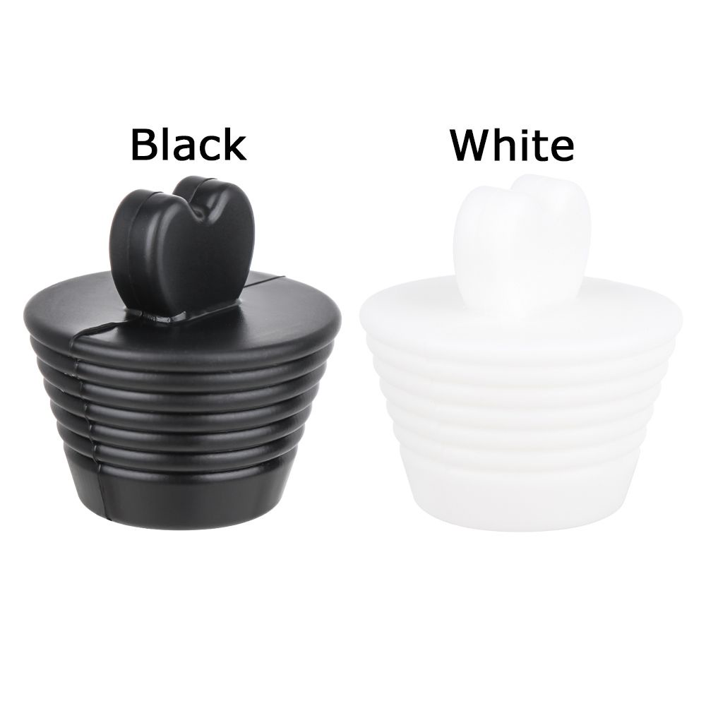 Nút Silicon Chặn Lỗ Thoát Nước Bồn Tắm/Bồn Rửa Chén Màu Đen Nhiều Màu Tiện Dụng Cho Phòng Tắm/Nhà Bếp