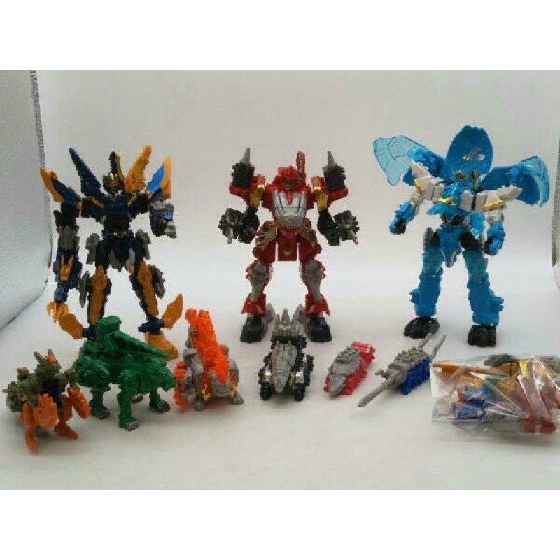 Đồ chơi siêu nhân Set Robo khủng long Ryusoulger Minipla Bandai