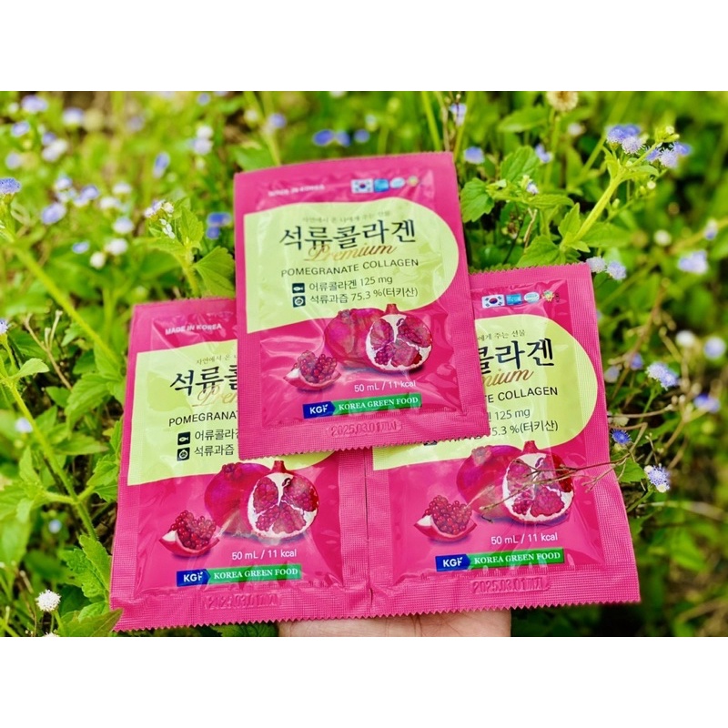 TINH CHẤT LỰU COLLAGEN - hộp 20 gói x 50ml