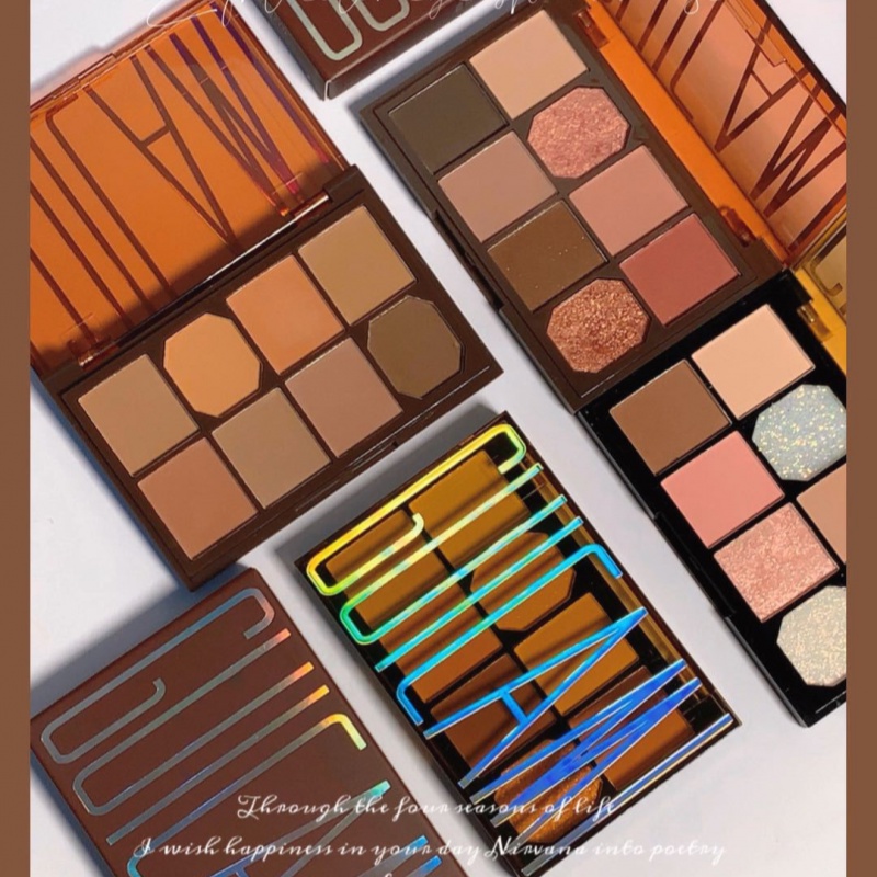 [Hàng mới về] Bảng phấn mắt GUICAMI 8 màu sắc tông lì và hạt ngọc trai thời thượng