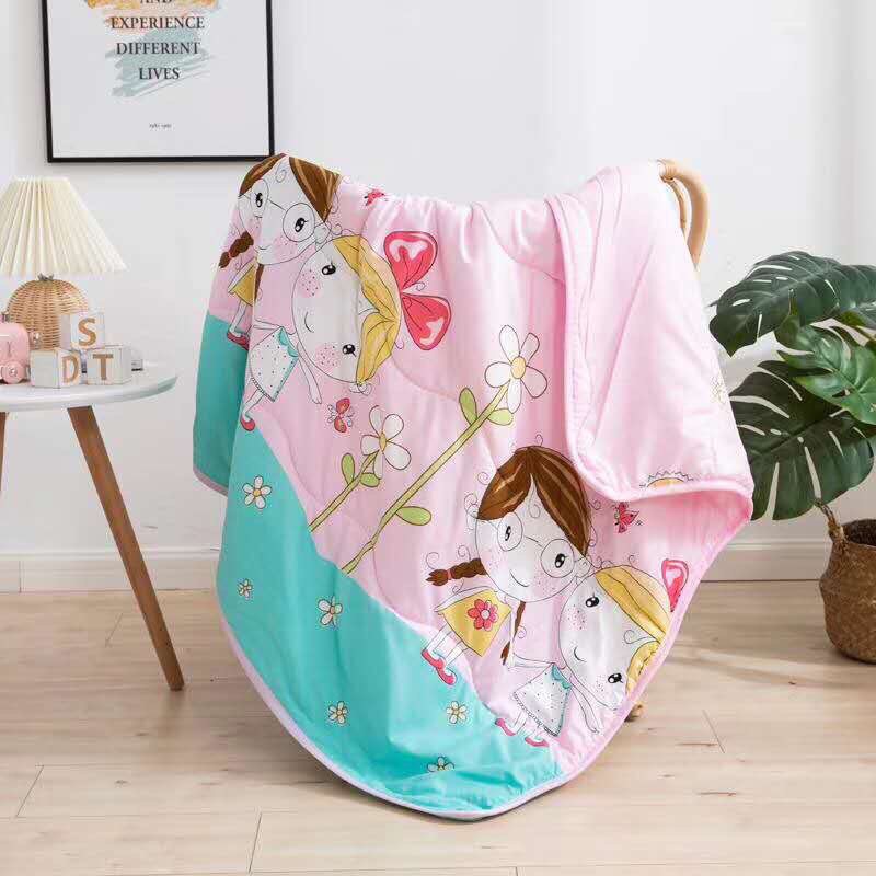 Chăn đũi cho bé - Chăn cotton đũi Cao cấp hè - thu cho bé nằm điều hòa kích thước 150x110cm(Mẫu mới)