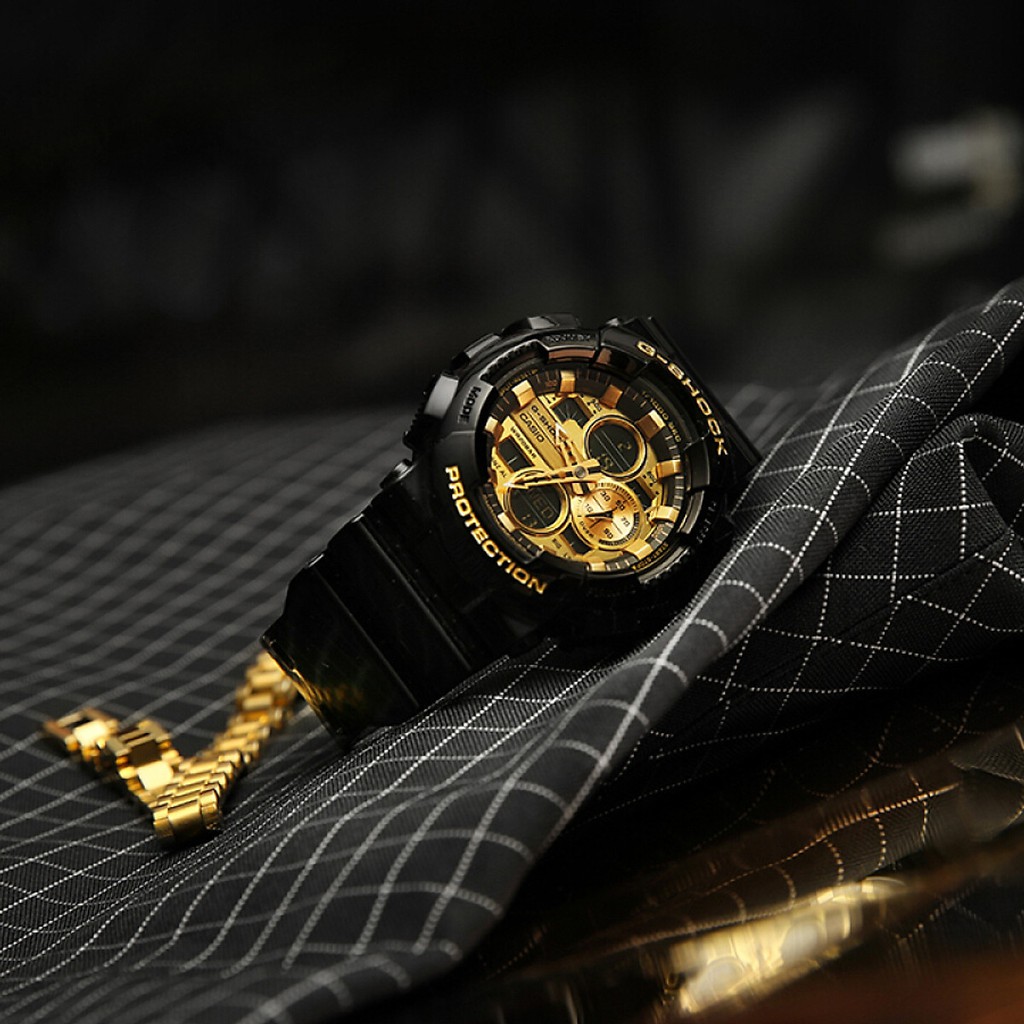 Đồng Hồ Casio Nam Dây Nhựa Chính Hãng GSHOCK GA-140GB-1A1DR