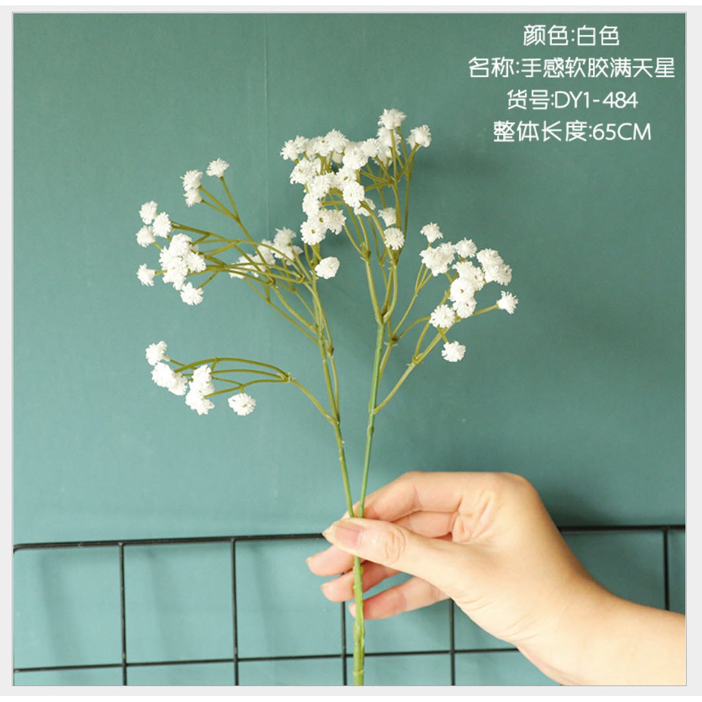 [HCM] Cành hoa baby (Bi) nhựa hoa giả | HOA BABY CAO CẤP giống thật