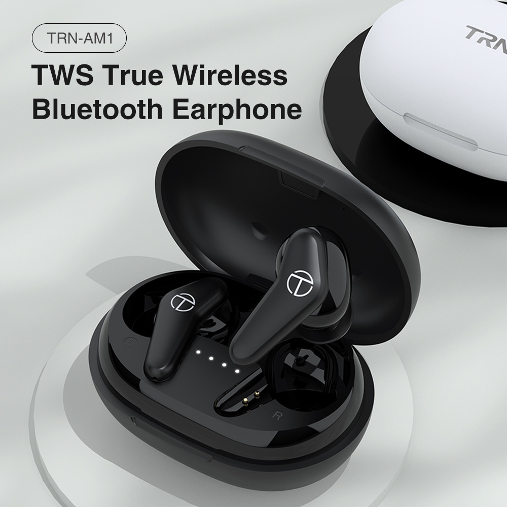 Tai nghe nhét tai không dây FAAEAL TRN AM1 TWS bluetooth 5.0 điều khiển cảm ứng giảm tiếng ồn có hộp sạc