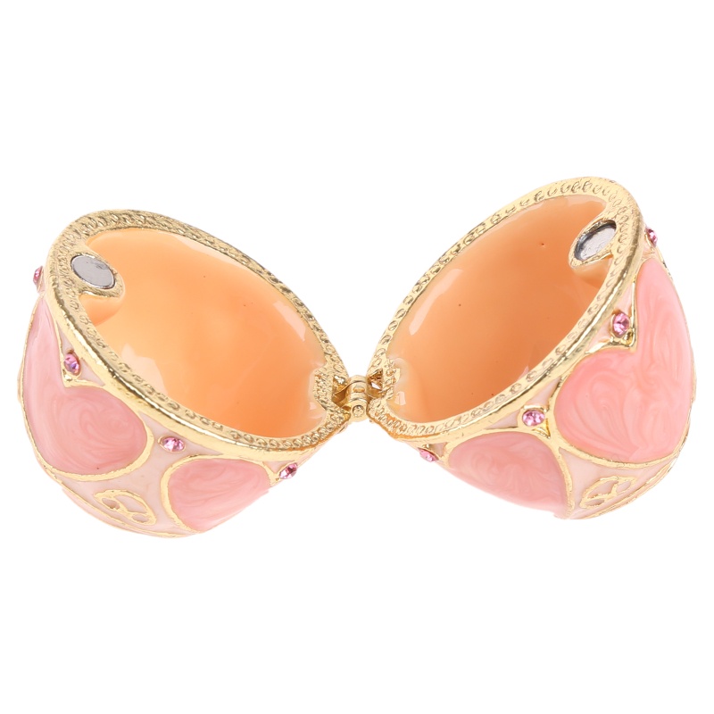 Flgo Hộp Đựng Trang Sức Nhỏ Hình Elip Bằng Hợp Kim Dễ Thương Làm Quà Tặng Sinh Nhật / Đám Cưới