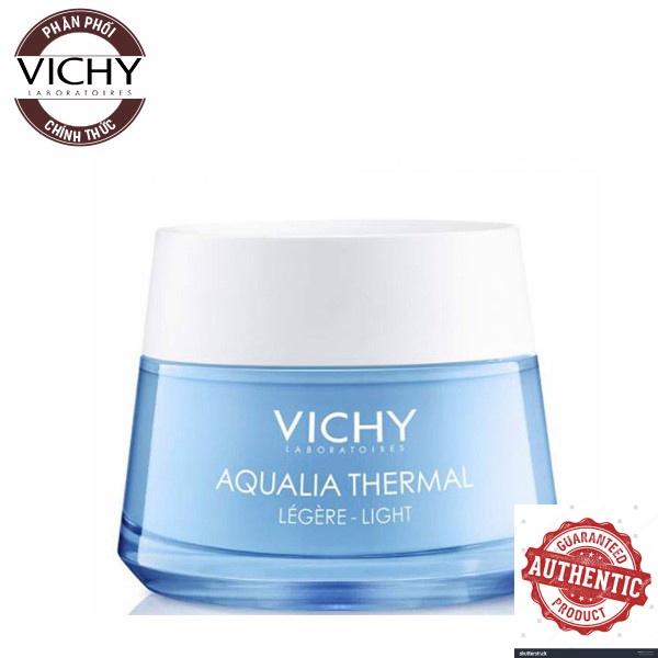 Kem Dưỡng Ẩm, Cấp Nước Cho Da Khô Vichy Aqualia Thermal Cream-Light 50ml