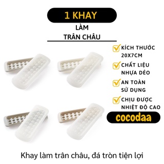 Khay Đá Tròn - Bộ Khuôn Làm Đá Tròn Viên Nhỏ, Thạch, Hạt Trân Châu Không Dính 5753 [FREESHIP]