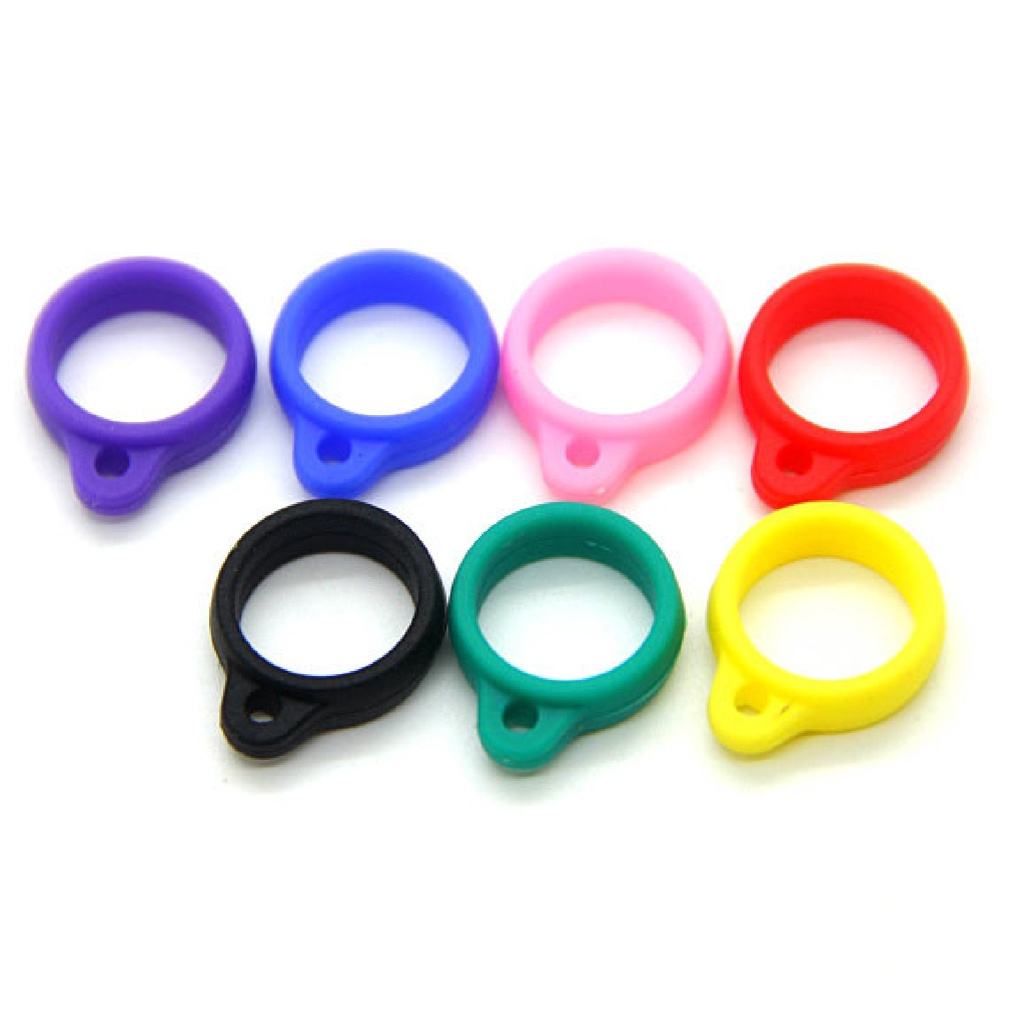 Set 10 Vòng Silicon Co Giãn Bảo Vệ Chống Thất Lạc Cho Dây Đeo Điện Tử