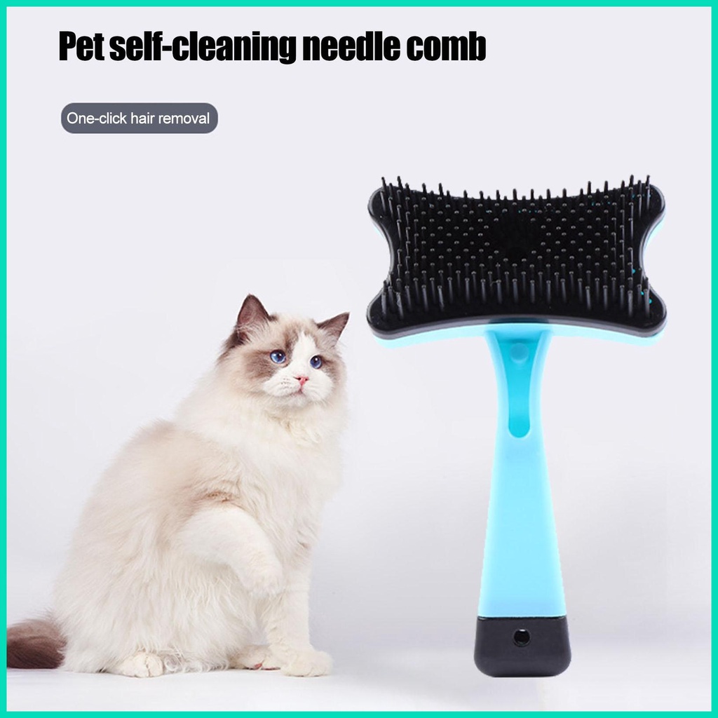 Bàn chải lông cún/ mèo tự làm sạch tiện dụng