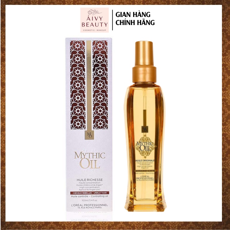 Tinh Dầu Dưỡng Tóc Mềm Mượt Loreal Professionnel Mythic Oil 100ml