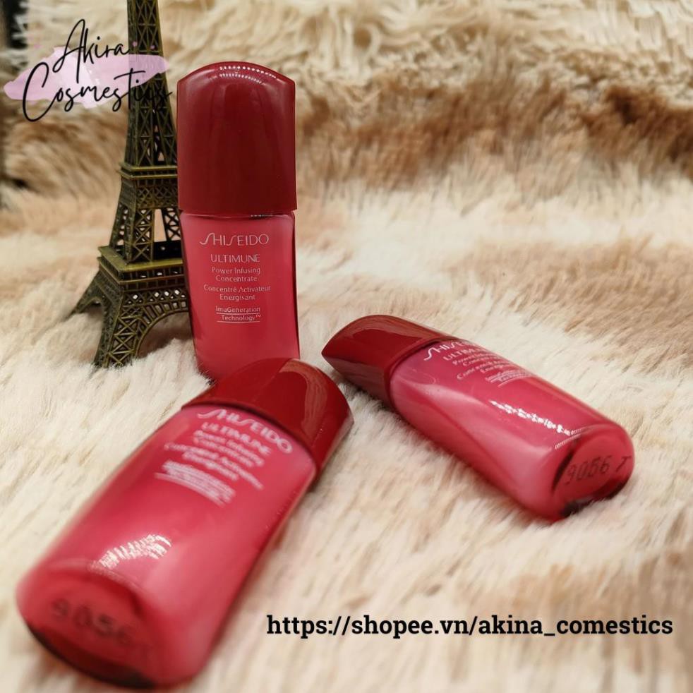 Tinh Chất Dưỡng Da Shiseido Ultimune Power Infusing Concentrate 10ml - bảo vệ làn da khỏe mạnh rạng rỡ