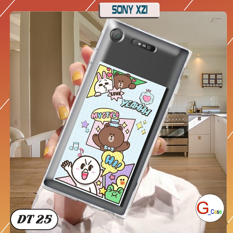 Ốp lưng SONY XZ1 dẻo trong in hình