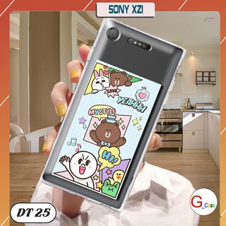Ốp lưng SONY XZ1 dẻo trong in hình