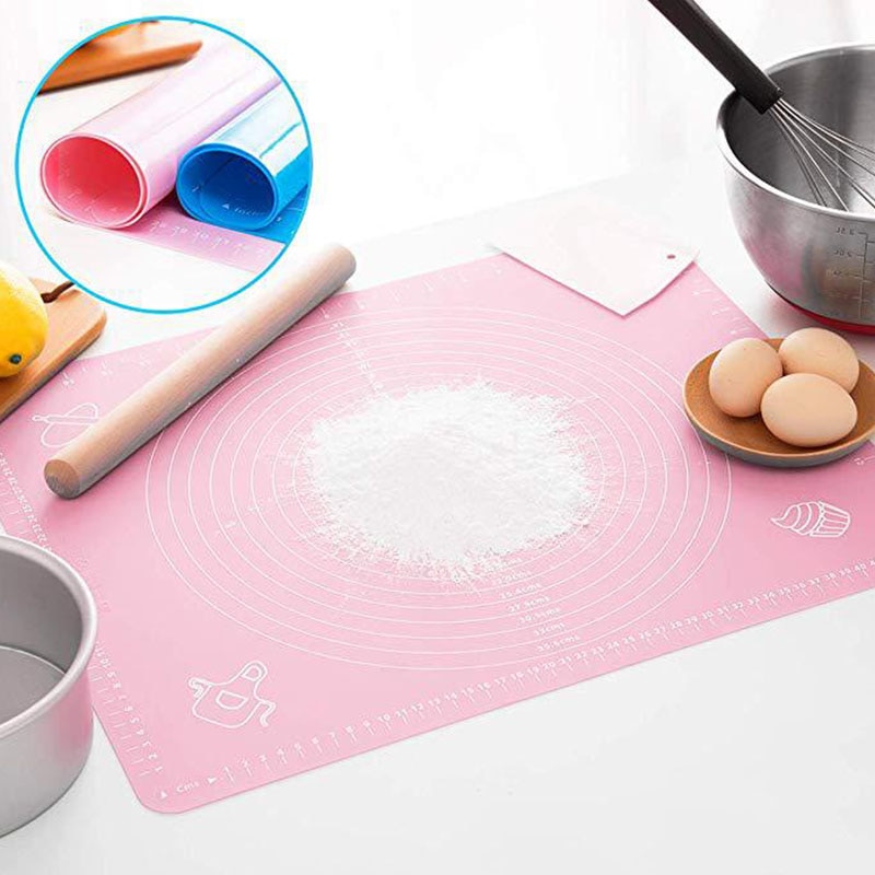 Thảm Nhào Bột Làm Bánh Bằng Silicone Chống Dính Tiện Dụng