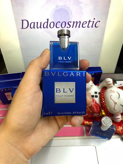 [ mini ] Nước hoa Bvlgari BLV Pour Homme EDT 5ml