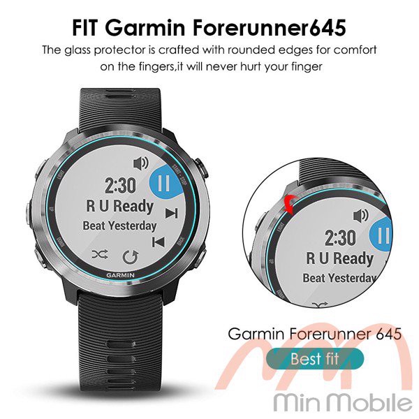 Kính cường lực màn hình Garmin Forerunner 645