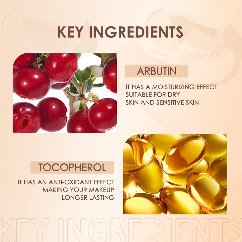 Phấn Nén Focallure Lâu Trôi Chống Thấm Nước Kiềm Dầu