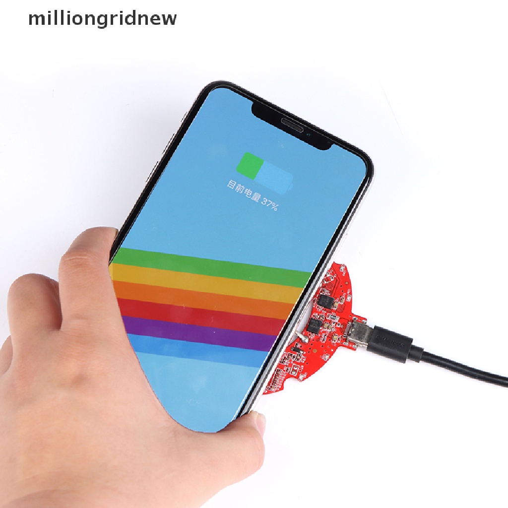 Mô Đun Truyền Phát Tín Hiệu Không Dây Qi 15W + Dây Sạc Tiện Dụng
