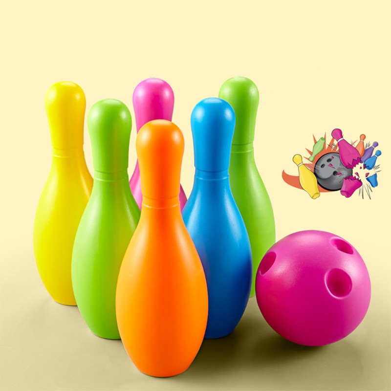 Set 10 Trái Bóng Bowling Nhiều Màu Sắc Cho Bé