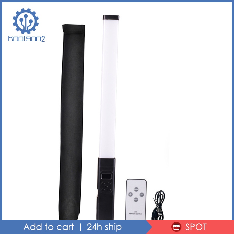 [Koolsoo2] Đèn LED RGB 4000mA 1 / 4 Lỗ Chụp Ảnh, Quay Video Cầm Tay