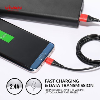 CÁP SẠC MICRO USB VIVAN SM100