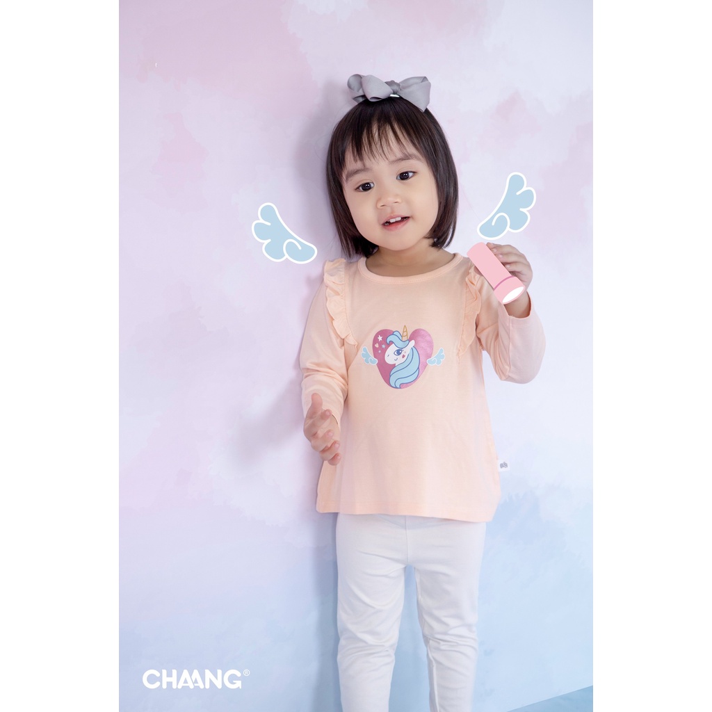 [Chính Hãng] Áo dài tay quần dài chất liệu cotton họa tiết Pony Dino Chaang ( Rời áo - Rời quần )