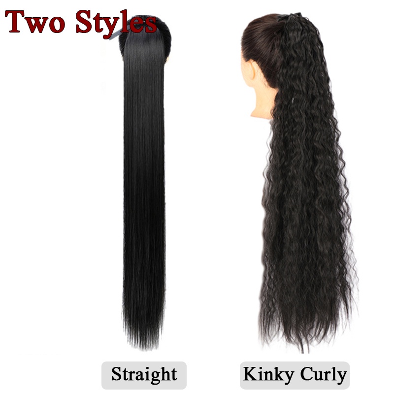 Tóc đuôi ngựa giả Wigsin kiểu thẳng dài 85cm thời trang cho nữ