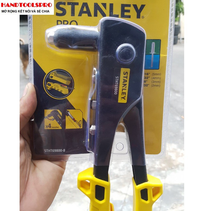 Kìm rút đinh ri vê 4 lỗ Stanley 69-800 (STHT69800-8)