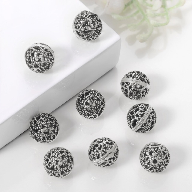 [S925] Charm Bi bạc tròn - MH400