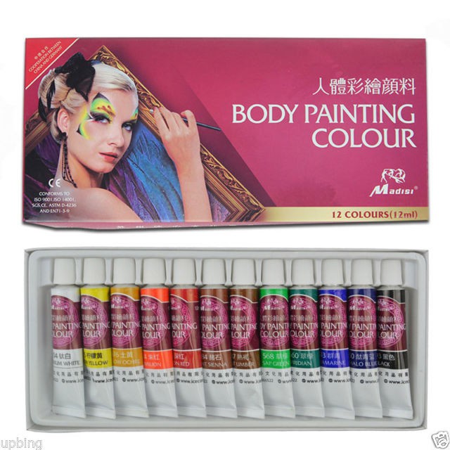 [ TÂM TÂM ]-Màu vẽ cơ thể, Body painting colour-