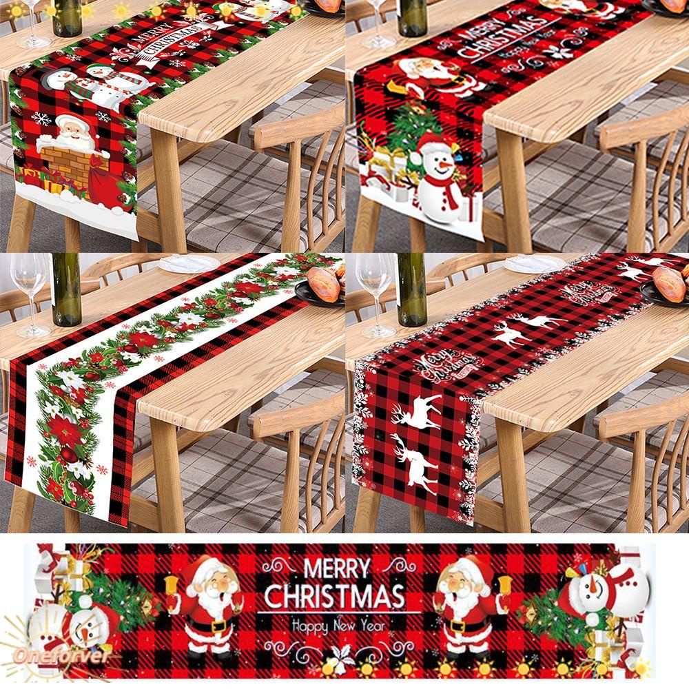 Khăn Trải Bàn Họa Tiết Giáng Sinh Dễ Thương Bắt Mắt Ốp