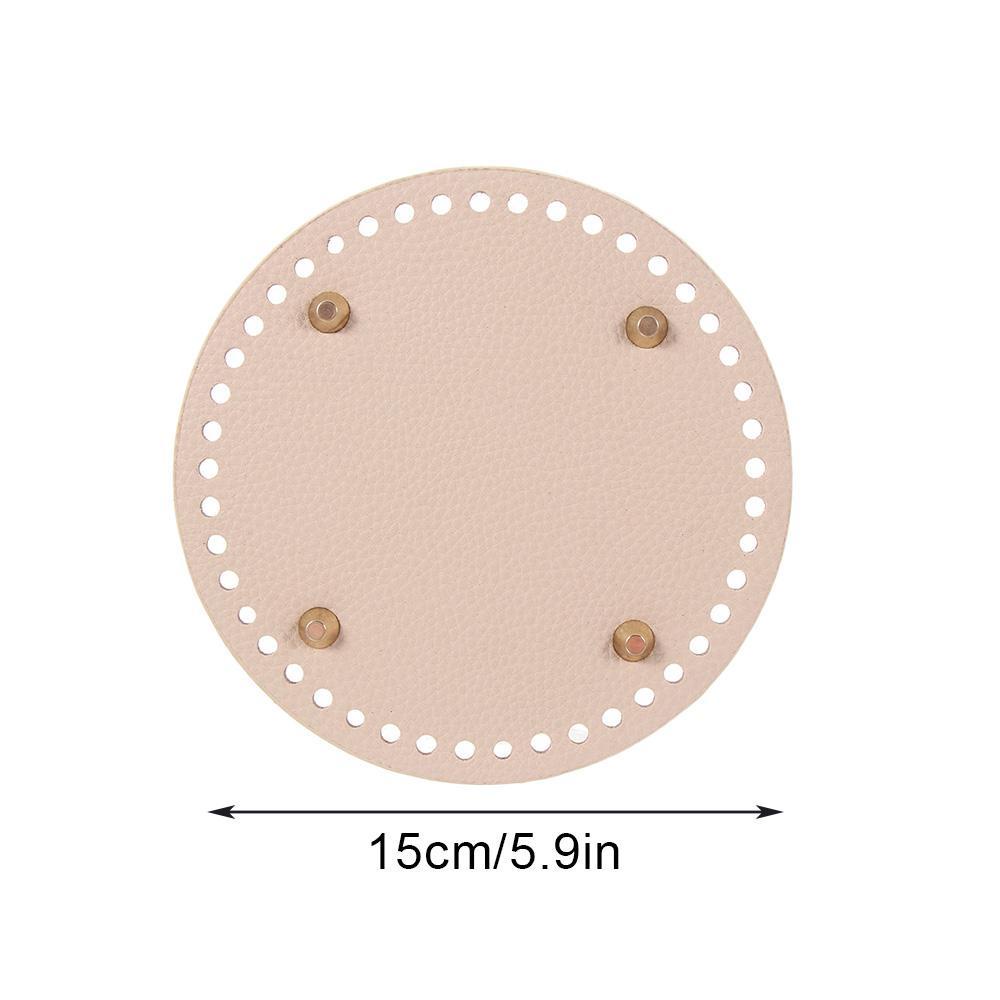 UUMIR Đế Tròn Bằng Da PU DIY Dành Cho Túi Xách Nữ
