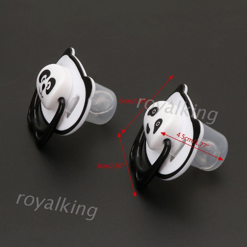 Ti giả silicon hình gấu trúc dễ thương cho bé sơ sinh