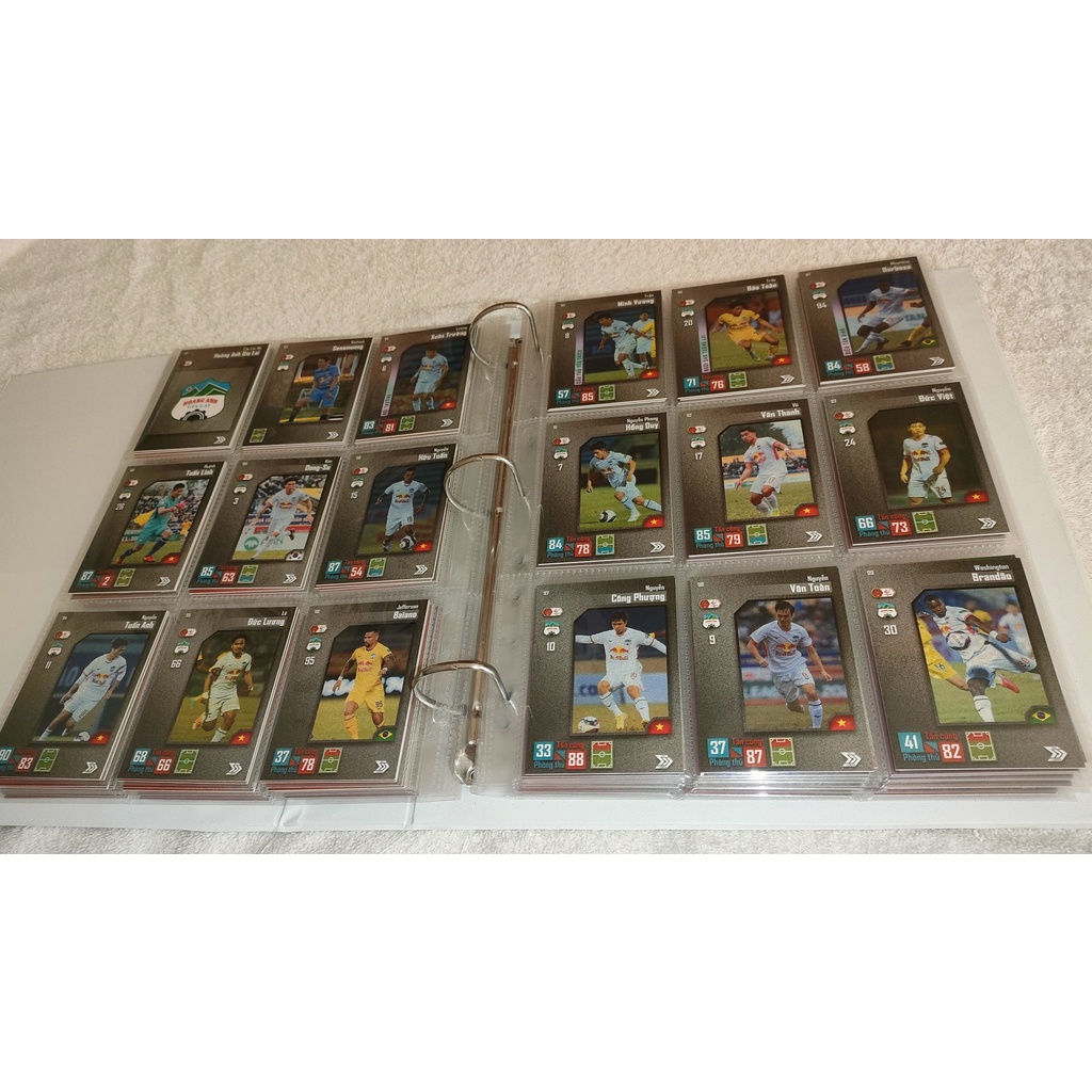 Bộ thẻ cầu thủ bóng đá VLeague 2022 | 18 thẻ