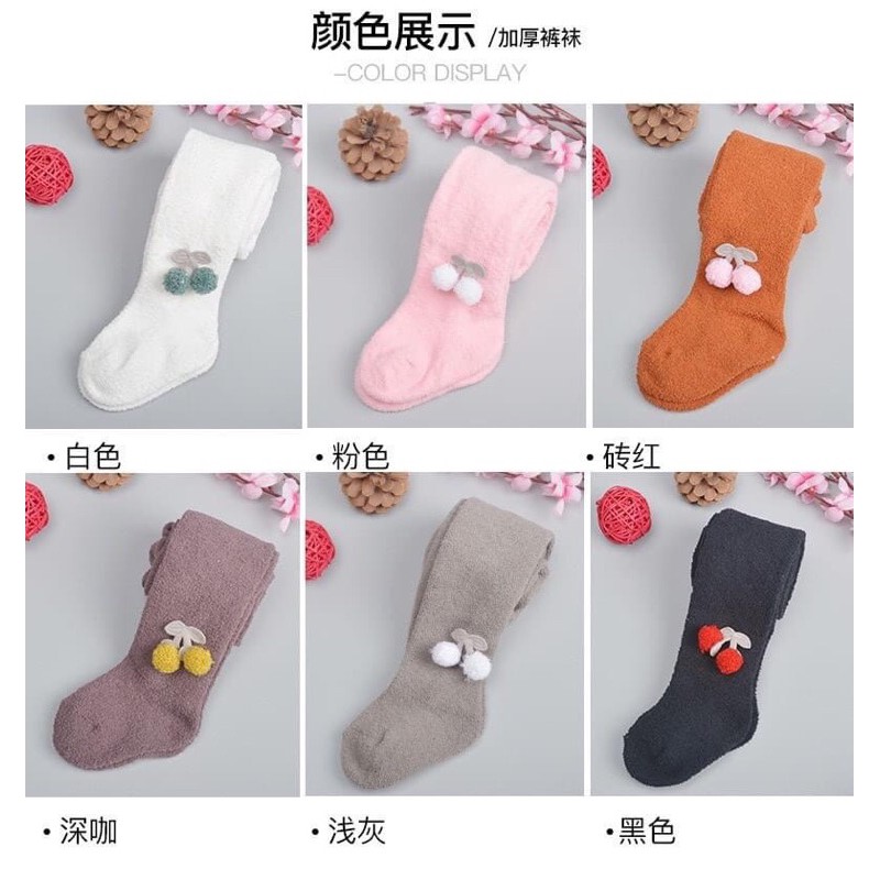 Quần legging-quần tất len San Hô cho bé 9-19kg