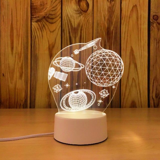 Đèn led 3D hình vũ trụ (mẫu 2)