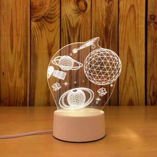 Đèn led 3D hình vũ trụ (mẫu 2)