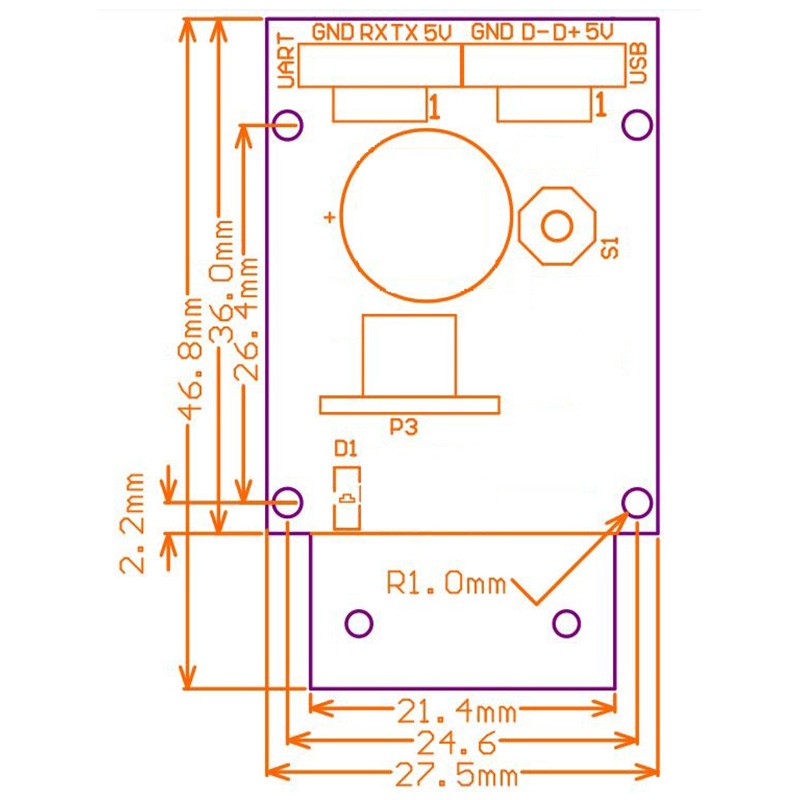 Máy Quét Mã Vạch 1d 2d Gm65