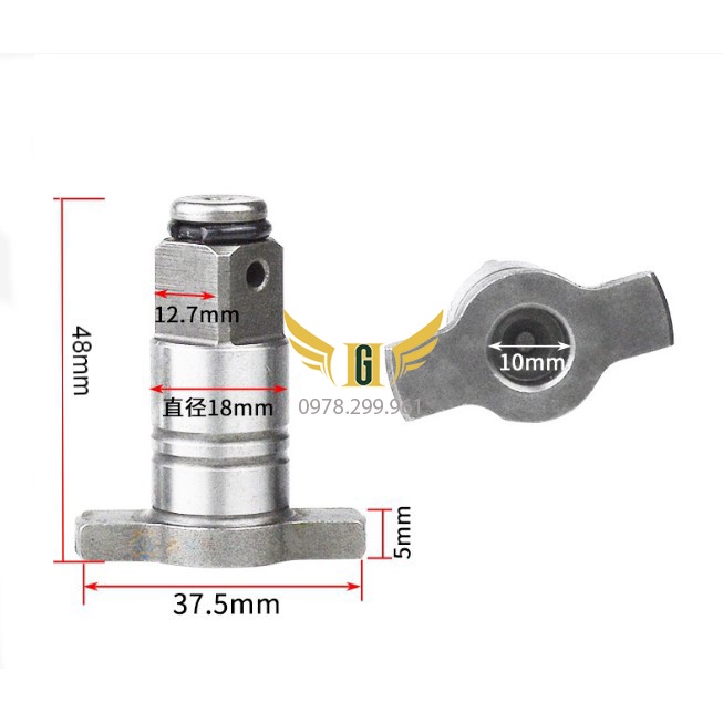 Đầu Chữ T thay Thế Cho Máy Siết Bulong, Chuyên Vít 1/2 inch 2 Trong 1