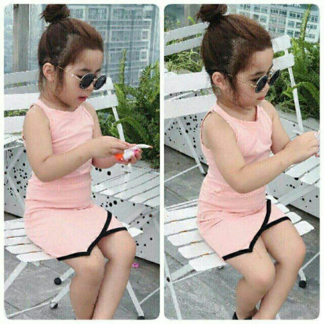 Đầm body bé gái
