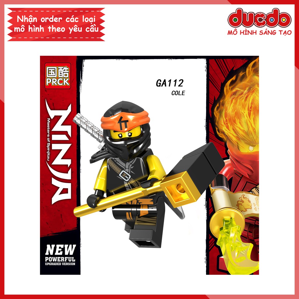 Minifigures các nhân vật Ninjago tuyệt đẹp - Đồ chơi Lắp ghép Xếp hình Mini Mô hình Ninja LeLe GA107 - A114