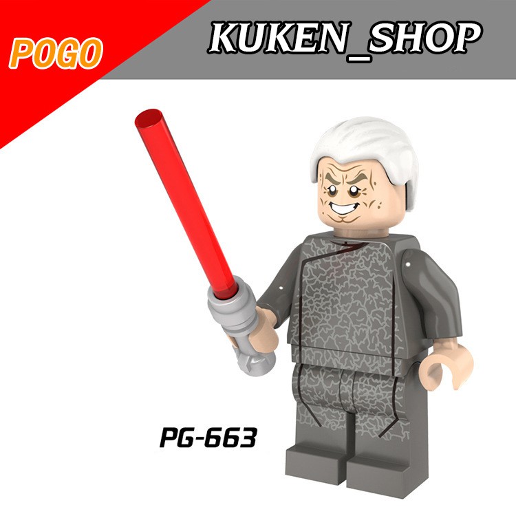 Minifigures Star Wars Mẫu Nhân Vật Darth Malgus Chirrut Imwe Palpatine - PG8024 - Mini Cuộc Chiến Giữa Các Vì Sao