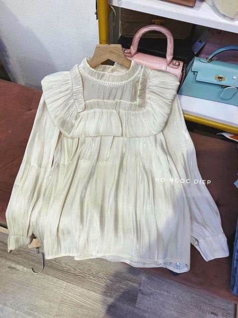 Áo sơ mi OGANZa màu be | BigBuy360 - bigbuy360.vn